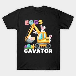 Easter Eggs Cavator Excavator T-Shirt